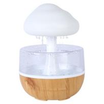 Cloud Rain drėkintuvas su 7 spalvų LED šviesa, žemo triukšmo kūrybinės formos aromaterapijos eterinių aliejų difuzoriaus rūko formavimo aparatu white