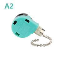 3-Speed Ceiling Fan Switch 4-Wire ZE-268S6 with Pull Chain for Speed Control 220V