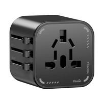 Etman Universal Travel Power Adapter with USB/Type-C CN plug (adapter included) juoda spalva