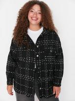 TRENDYOL PLUS SIZE Moteriški kasdieniai marškiniai