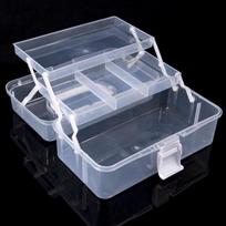 Haisidick Portable Multi-Layer Tool Storage Box 27.5x16x13cm