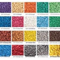Black EPDM Rubber Granules for Outdoor Surfaces