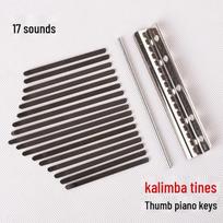 17-Key Manganese Kalimba Accessories Set Thumb Pick