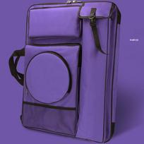 Multicolor 4K Waterproof Multifunctional Art & Drawing Board Backpack with Large Zipper raudona
