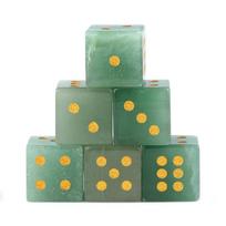 Natural Stone Dice Set: Amethyst, Agate, Tiger Eye, Semi-Precious Stones