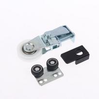 Sliding Door Wheel Universal Fit Smooth Silent Operation with Reset Function Thickened Hardware for Most Sliding Doors 1set