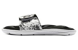 Under Armour Ignite 6 Graphic Strap Slide 'Black White' Women's 3024453-002 36.5