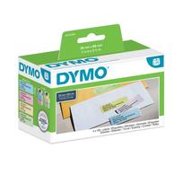 DYMO S0722380 Etiketės spalvotos 89 x 28mm (4x130vnt): geltona, mėlynas, rausva, žalia