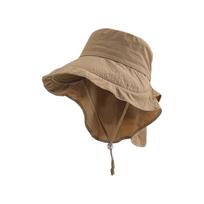 Solid Color Sunshade Shawl Cap Wide-brimmed Neck Cover Hiking Cap Neck Protection Hat  Sport