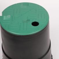 Raised Plastic Valve Box for Water Intake: 6 , 10 , 12 , 14  VB708 910 - Buried Solenoid.