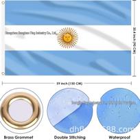 Argentina World Cup 2026 Fan Headscarf and Car Flag Set Mexico Flag