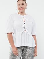 TRENDYOL PLUS SIZE Moteriška palaidinė trumpomis rankovėmis