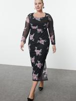 TRENDYOL PLUS SIZE Moteriška proginė suknelė