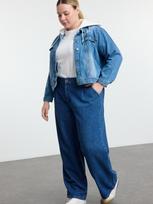 TRENDYOL PLUS SIZE Moteriški platūs džinsai