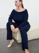 TRENDYOL PLUS SIZE Moteriška palaidinė ilgomis rankovėmis