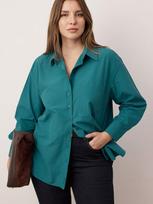 TRENDYOL PLUS SIZE Moteriški kasdieniai marškiniai