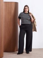 TRENDYOL PLUS SIZE Moteriška palaidinė trumpomis rankovėmis