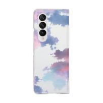For Samsung Galaxy Z Fold 4 3 Case Planet Cloud Painted Transparent Folding Shockproof Pc Hard Back Cover For Z Fold4 Fold3 Case For Samsung Z Fold 4