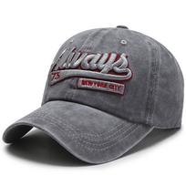 Vyrai Moterys Sportinė Džinsinė beisbolo kepurė Pavasaris Vasara Skrybėlė nuo saulės Siuvinėjimas Panamos kepuraitė Snapback Skrybėlė nuo saulės Kepurės Žvejybos kepurė Peak Cap pilka