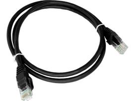Alantec KKU5CZA1 tinklo kabelis Juodas 0.25 m Cat5e U/UTP (UTP)