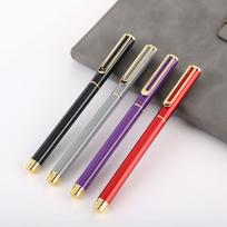 Custom Engraved Black Ballpoint Pen - Business Gift & Signature Metal Pen raudona