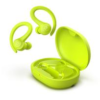 JLab Go Sport belaidės Bluetooth ausinės bėgimui, atsparios vandeniui, su išoriniu garsu, iki 35 valandų veikimo laikas, programėlė CS, vienos arba įkraunamos integruotos