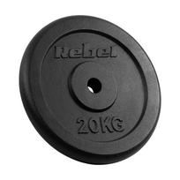 Cast iron weight 20kg, bore 31mm, classic disc, REBEL ACTIVE