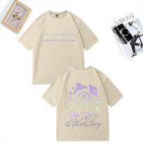 Katseye Fashion Printed T Shirt Mens Womens High Quality Vintage Tshirt Cotton Tops Hip Hop Streetwear Short Sleeve Tee Shirt L