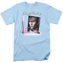 26 Cry Baby Title T Shirt Mens Licensed 80s Cult Classic Movie Tee Light Blue Unisex T-Shirt XXXL