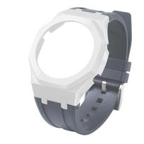 GA2100 Modification Kit For Casio G-SHOCK GA-2100 GA-2110 GA-B2100 ceramic case fluororubber strap Men case watch band Bracelet GA2100GA2110GAB2100