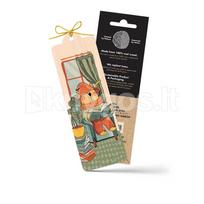 Medinis skirtukas Cozywood „Meškis su knyga“