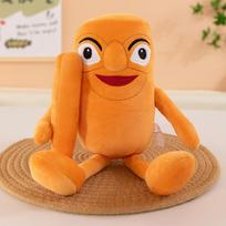 New Doll Plush Toy Tung Tung Sahur Shark Wooden Stick Doll 30cm