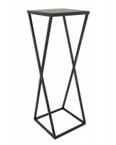 Nowoczesny Kwietnik Loft Czarny Xena 251/K-12-1P-70C