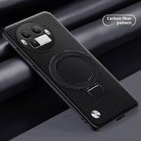 OPPO Realme GT 8 Pro magnetinis besisukantis laikiklis dėklas Realme GT Neo 7 anglies pluošto PU odos smūgiams atsparus dangtelis Realme GT 8