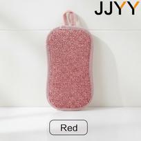 High Efficiency Magic Emery Sponge Scouring Pad Rust Stain Remover Kitchen Bathroom Cleaning Wipes raudona