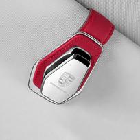 ABA1 Car Glasses Ticket Card Holder Sun Visor Sunglasses Clip For Porsche Cayenne Panamera Macan 911 Taycan Boxster Cayman 918 Pajun