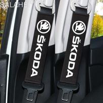 AAABO1 Automobilio galvos atramos kaklo pagalvėlė Sėdynės diržo peties apsauga Skoda Fabia 1 2 Octavia a7 RS Superb Rapid Yeti Karoq Vision priedams