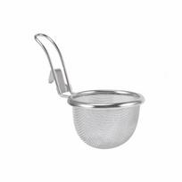 Stainless Steel Mesh Strainer Spoon Multi-Purpose Wall-mounted Hot Pot Strainer With Hook Long Handle Cooking Surface Strainer