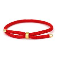 Simple Style Rope Bracelet For Men Unfading 6 Colors Grade A 4mm Thread Luck Red Braslet Valentine Day Gift Pulsera Cuerda raudona