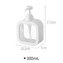 2 vnt 300/500ml vonios muilo dozatoriai gali užpildyti skysto šampūno kūno plovimo stovą viršutiniuose vonios siurblių buteliuose 300ml