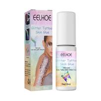 EELHOE Glitter Tattoo Skin Glue Painting Eye Makeup Makeup sequin Glitter Powder Face Body Skin Tattoo Glue white