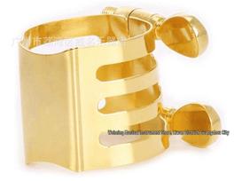 Alto Saxophone Metal Ligature with Bakelite Mouthpiece
