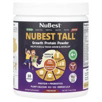 „NuBest“, „Nubest Tall®“, augimo baltymų milteliai, vaikams ir paaugliams nuo 4 metų, vanilės skonio, 7,76 uncijos (220 g)
