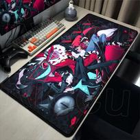 Anime Gaming Mouse Pad Rug Hazbin Hotel 90X40CM Game Computer PC Accessories Tabletop Keyboard Pads Coaster Gamer Carpet 60x30cm