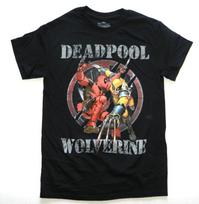 Marvel Deadpool and Wolverine 100% Cotton T-shirt Mens Tees Top Deadpool Movie New M gray