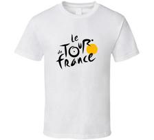 NAUJI MARŠKINĖLIAI LE TOUR DE FRANCE T-SHIRT VISŲ DYDŽIŲ LOGOTIPAS JUOKINGAS JAV TEE S