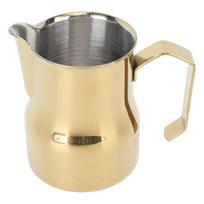 350ml Capacity Milk Frother Cup 304 Stainless Steel Pointed Mouth Milk Foaming Cup Gold Color Milk Frothing Pitcher Coffee Art