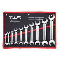 Donggong 10-Piece Mirror Finish Double Open-End Wrench Set (6-32MM)