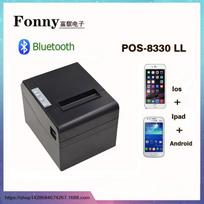 80 mm Bluetooth terminis spausdintuvas su automatiniu pjaustytuvu čekiams POS-8330L/USB+Network+Bluetooth US Plug