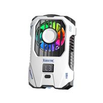 X136 Back Clip Mobile Phone PUBG Game Cooler 2500mAH Semiconductor Cooling Fan Radiator for IPhone Android with Digital Display 13.5*9.5*4.5cm balta